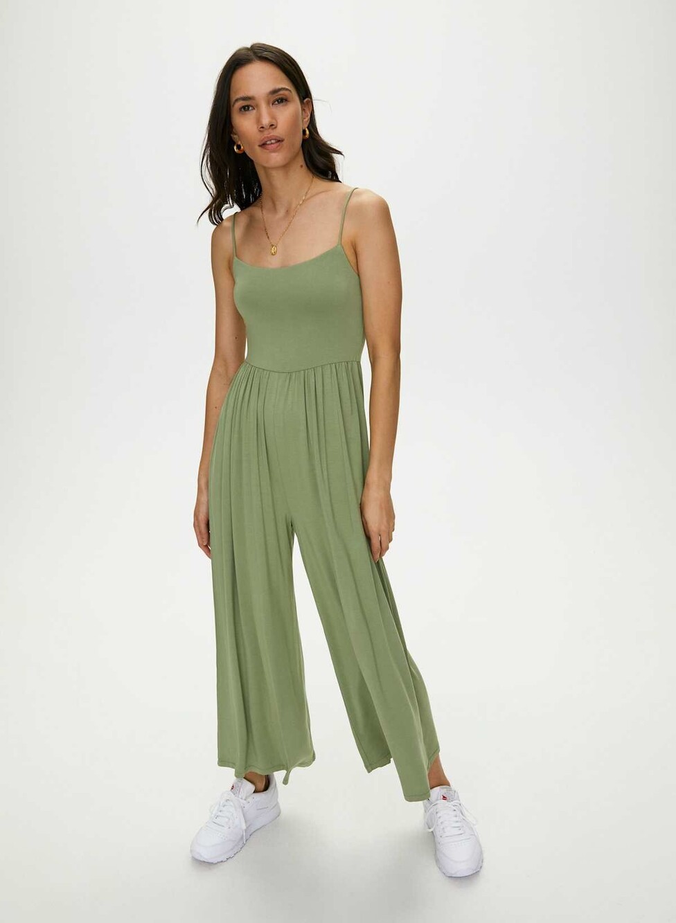 Wilfred Free Market Jumpsuit Jersey Knit Sage Green